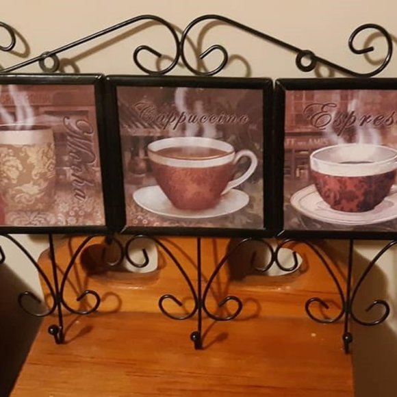 Other - 3 Hook Coffee towel Holder Rack Hanger Organizer